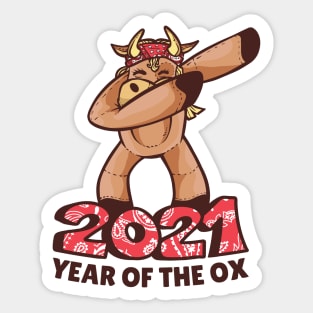 2021 Year Of The Ox Sticker